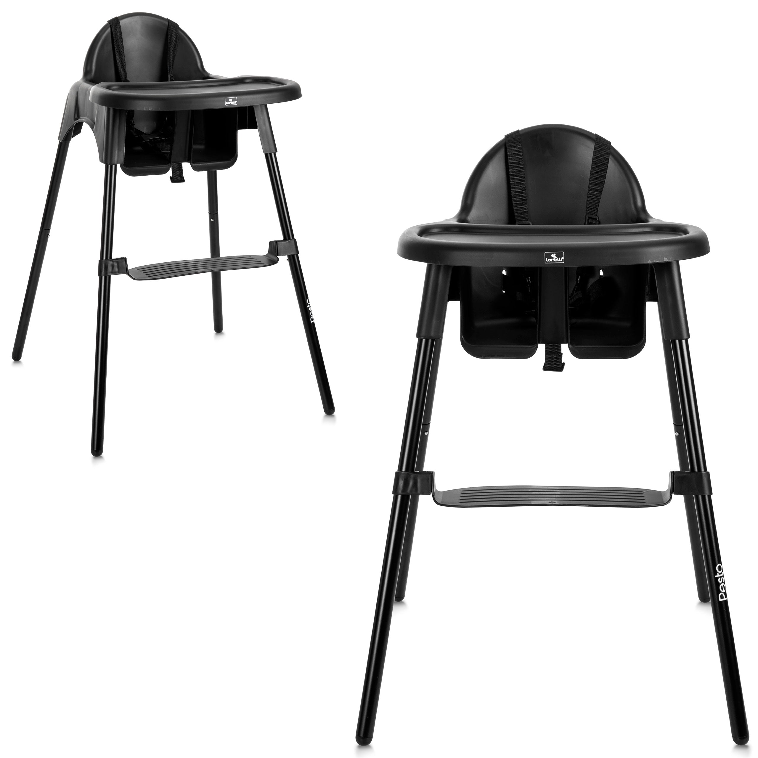 Lorelli Pesto - krzesełko do karmienia | Black.