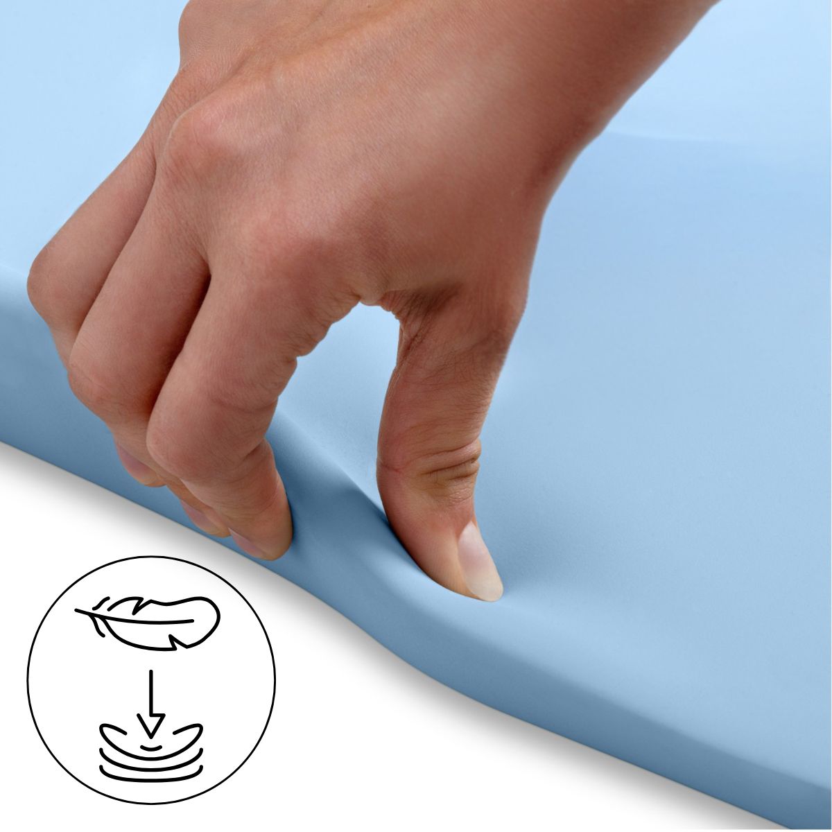 Hauck Change N Clean - przewijak piankowy | Light Blue.