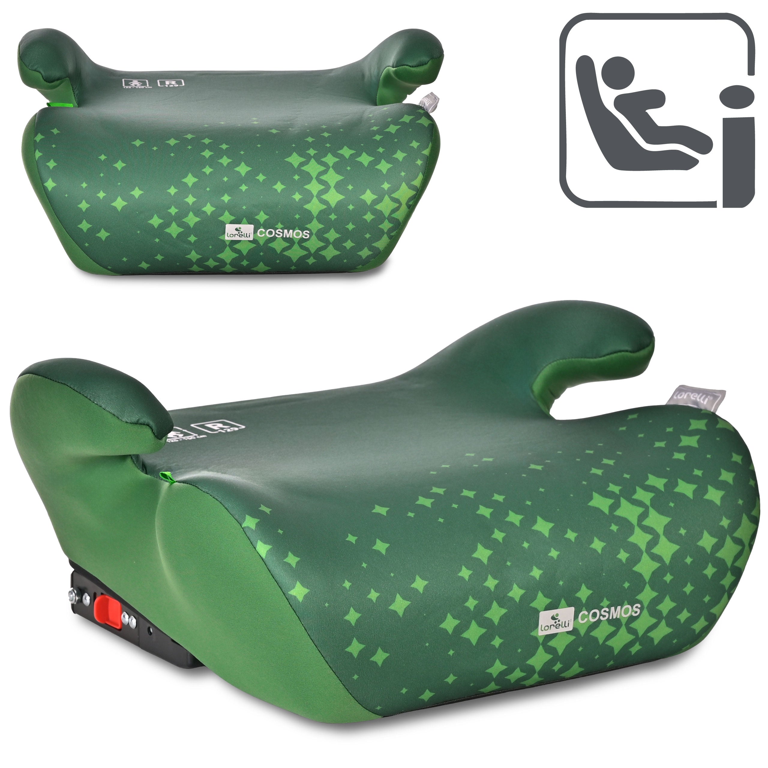 Lorelli Cosmos - podstawka samochodowa ISOFIX 125-150cm | Green.