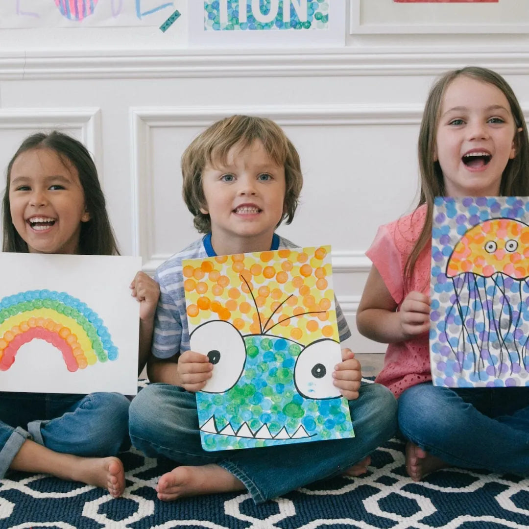 Do - A - Dot Art - duże flamastry kropkowe - kolory tęczy - JasieBasie.pl