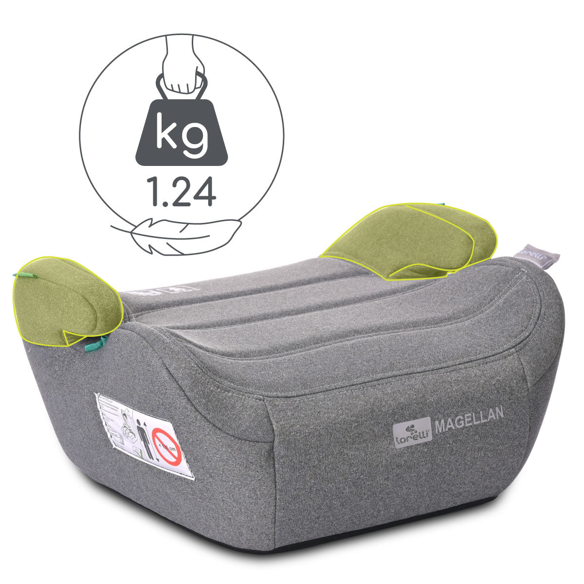 Lorelli Magellan - podstawka samochodowa 125-150cm | Grey.
