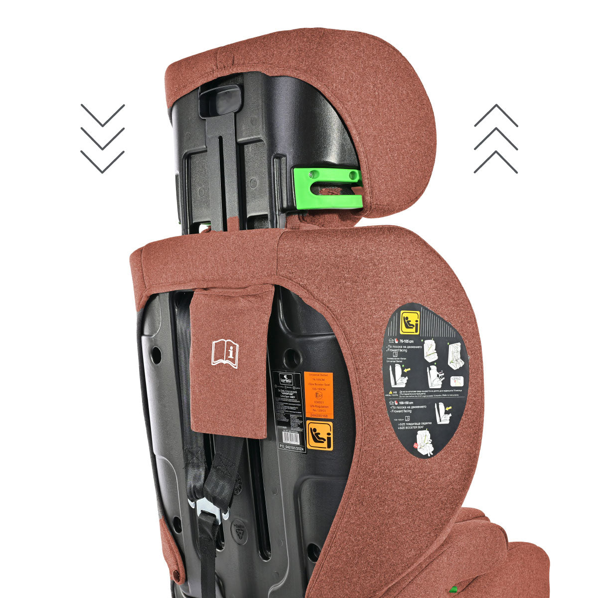 Lorelli Adventure - fotelik i-Size 76-150cm | Ginger.