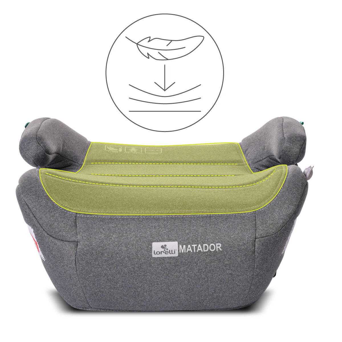 Lorelli Matador - podstawka samochodowa ISOFIX 125-150cm | Grey.