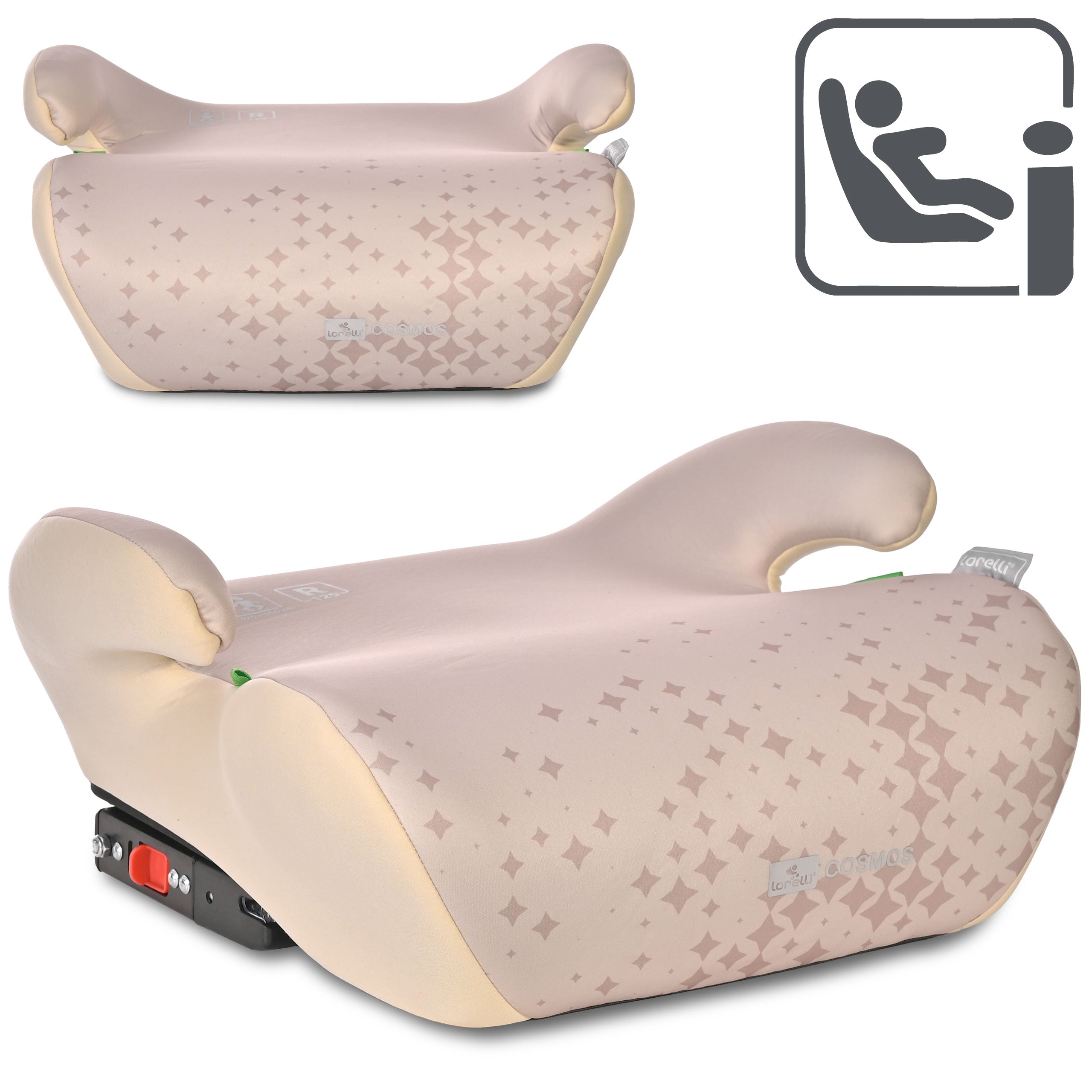 Lorelli Cosmos - podstawka samochodowa ISOFIX 125-150cm | Beige.