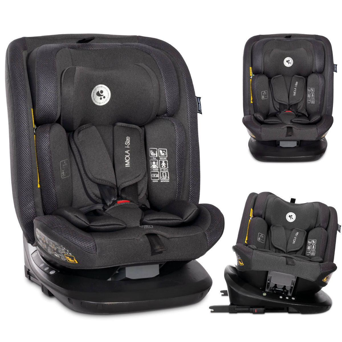 Lorelli Imola - fotelik i-Size 40-150 cm ISOFIX 360 | Black.