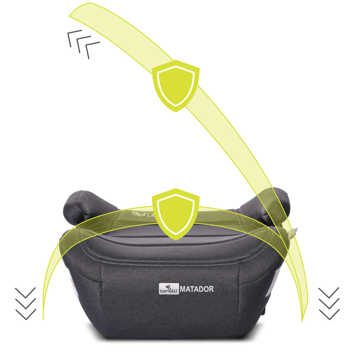 Lorelli Matador - podstawka samochodowa ISOFIX 125-150cm | Black Jasper.