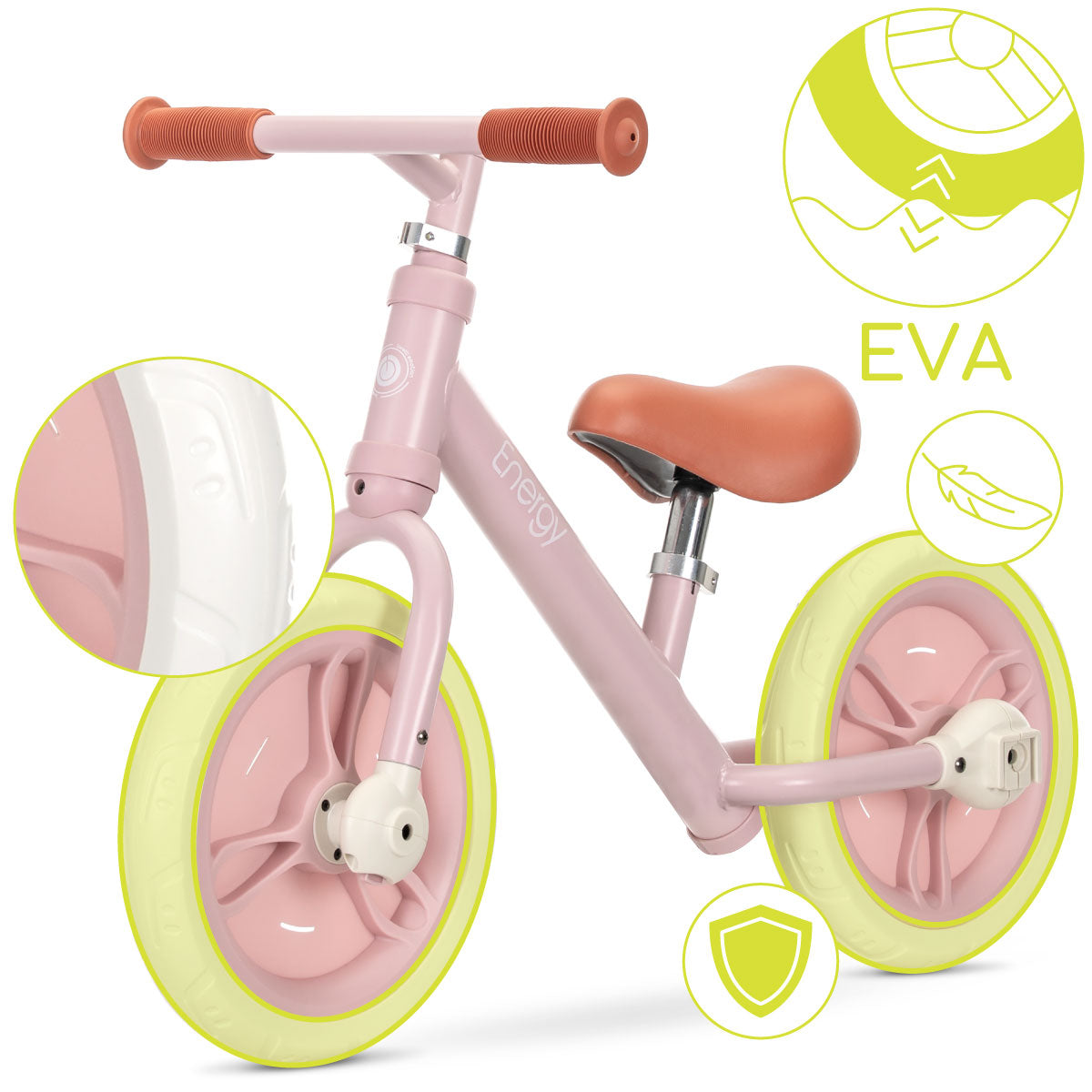 Lorelli Energy - rowerek biegowy 2w1 | Pink.