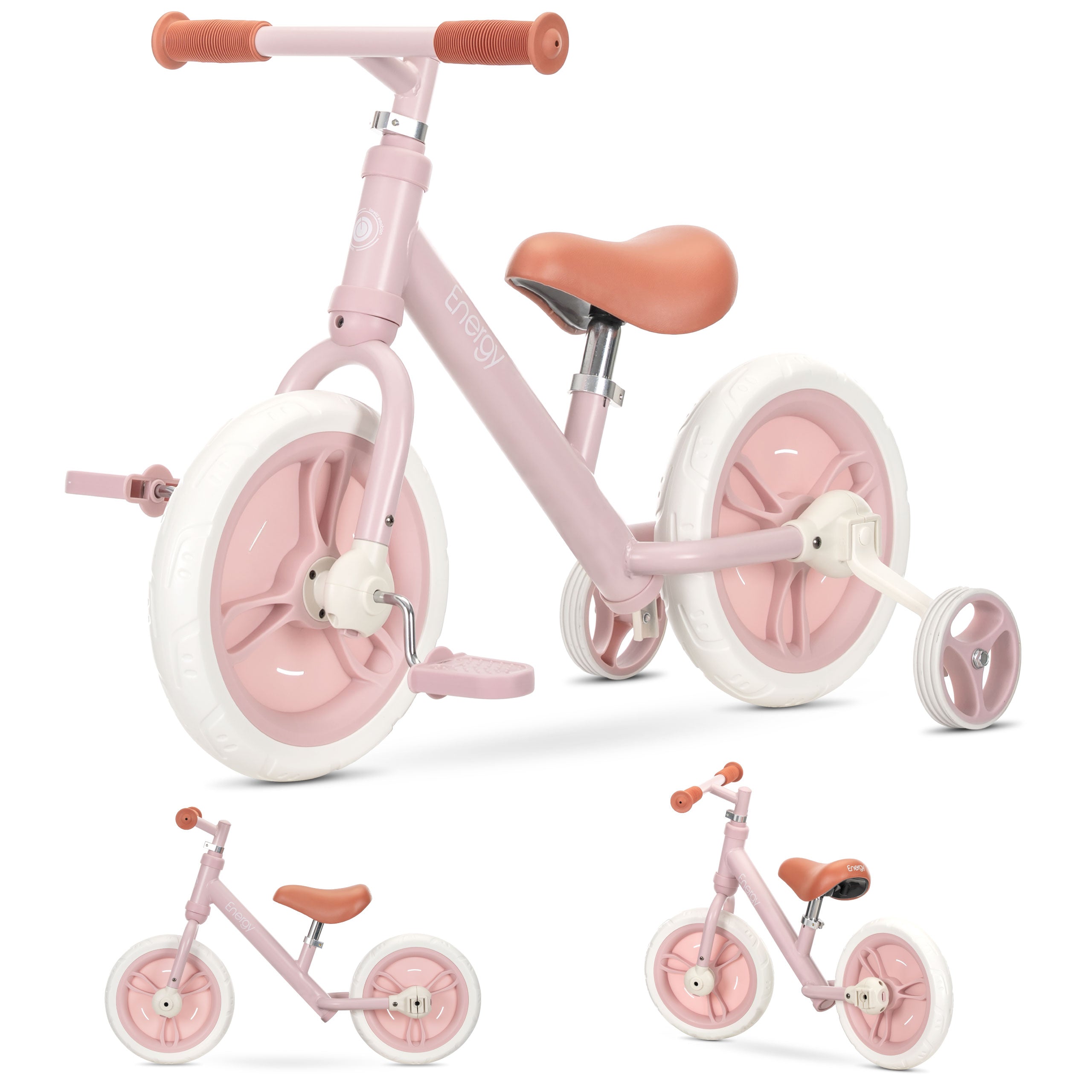 Lorelli Energy - rowerek biegowy 2w1 | Pink.