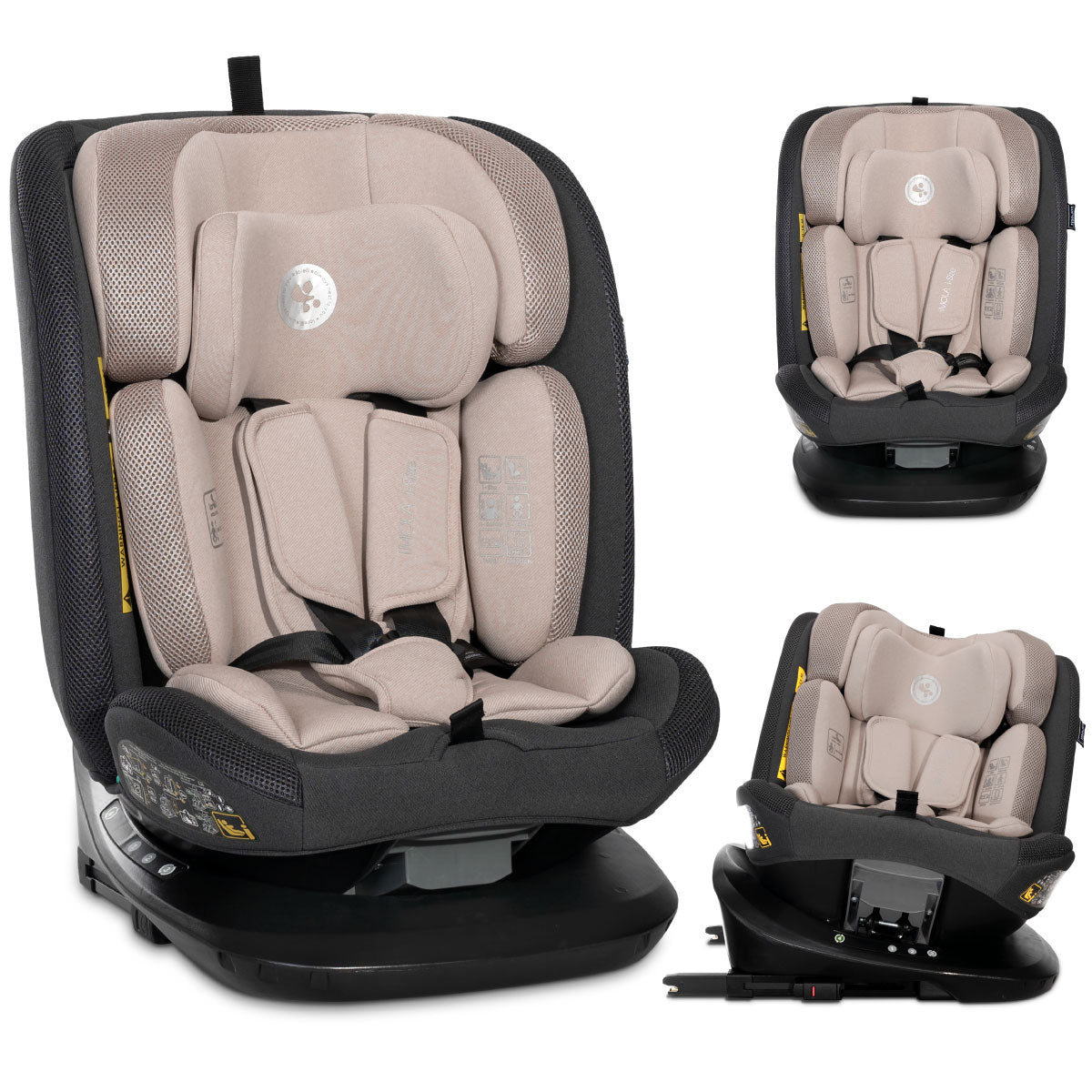 Lorelli Imola - fotelik i-Size 40-150 cm ISOFIX 360 | Beige.