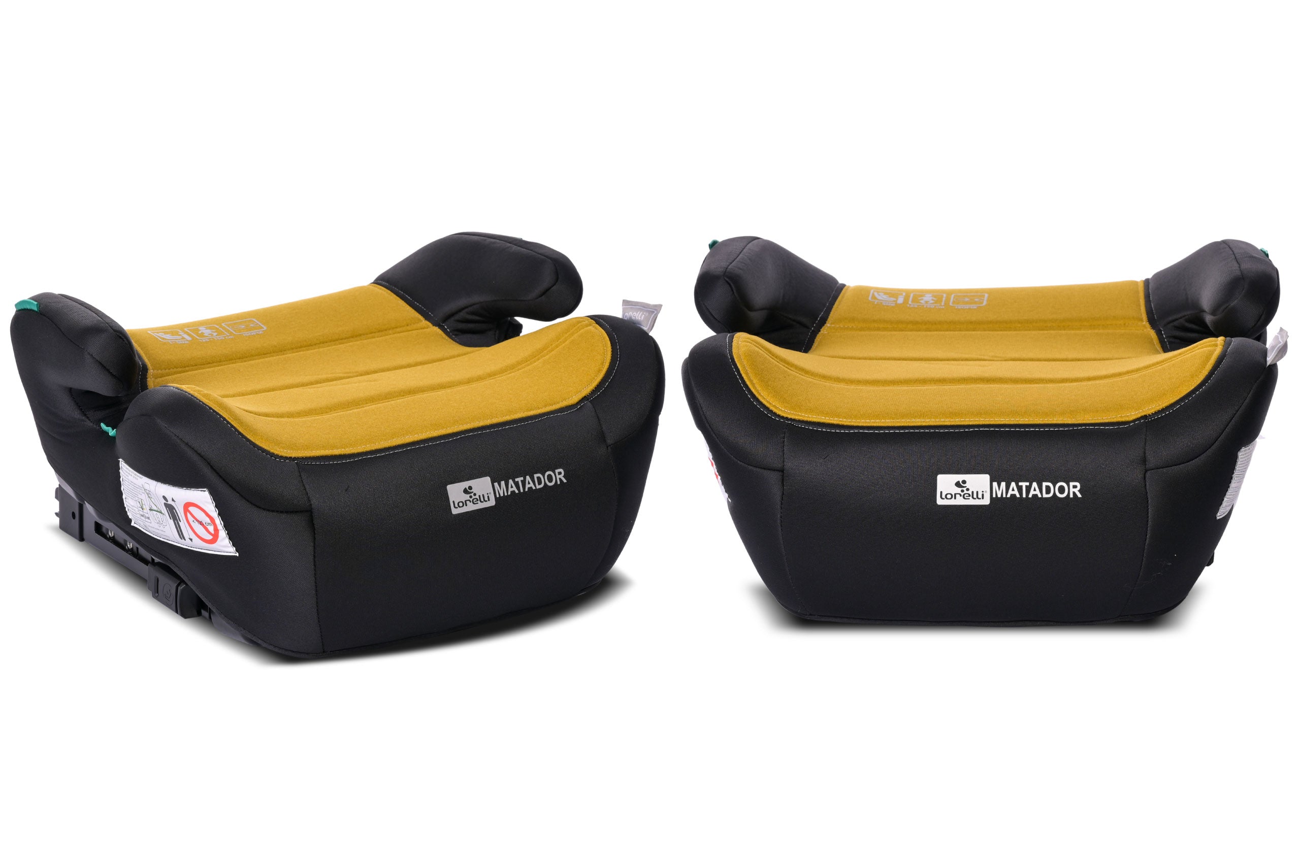 Lorelli Matador - podstawka samochodowa ISOFIX 125-150cm | Lemon Curry.