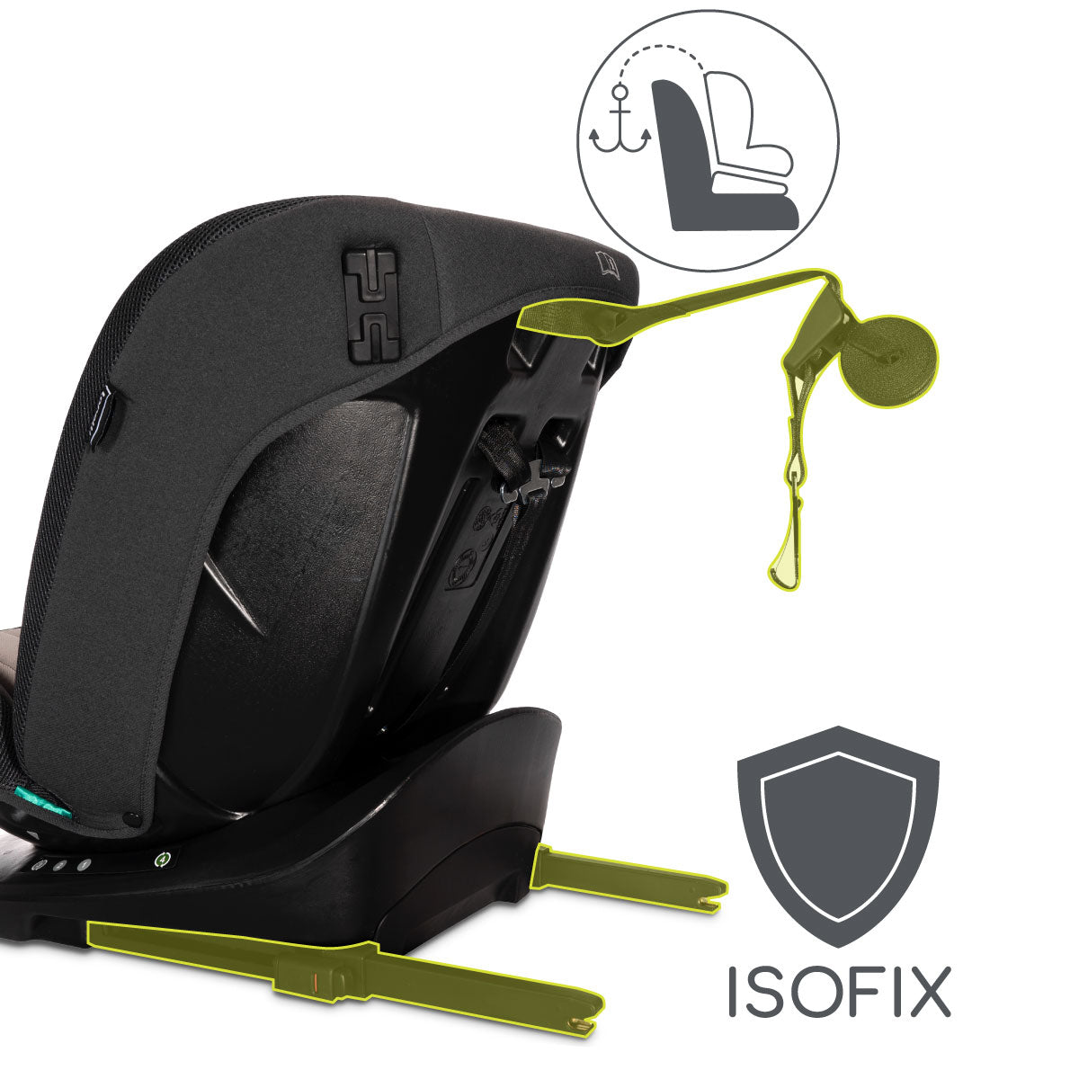 Lorelli Imola - fotelik i-Size 40-150 cm ISOFIX 360 | Grey.