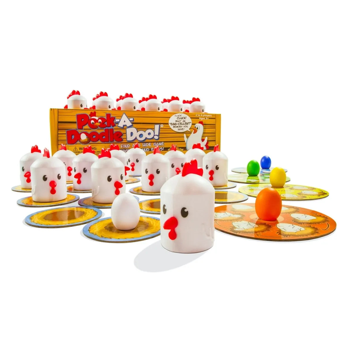 Fat Brain Toys - gra memory Kurnik Peek - A - Doodle Doo - JasieBasie.pl