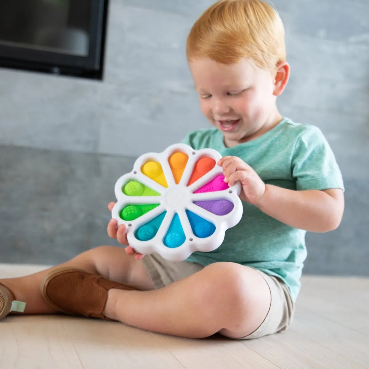 Fat Brain Toys - sensoryczne bąbelki cyferki Dimpl Digits - JasieBasie.pl