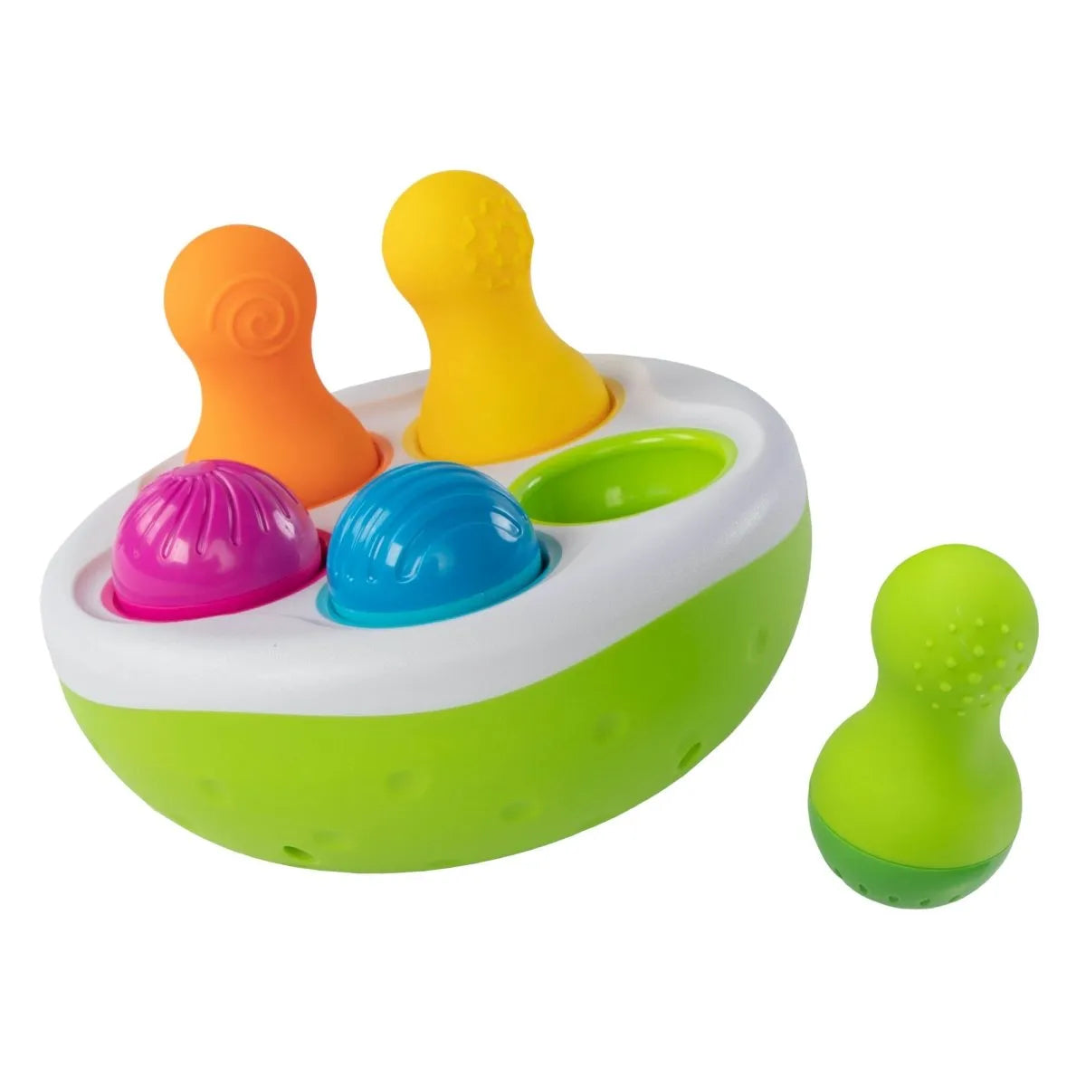 Fat Brain Toys - sorter kolorowe Wańki Wstańki SpinnyPins - JasieBasie.pl