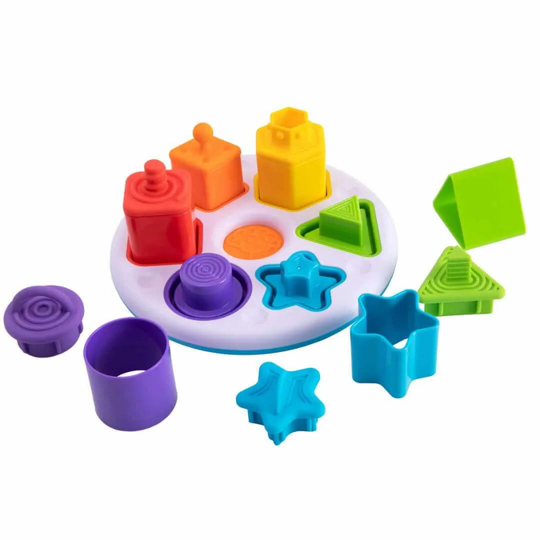 Fat Brain Toys - sorter z przykrywkami Plugzy - JasieBasie.pl