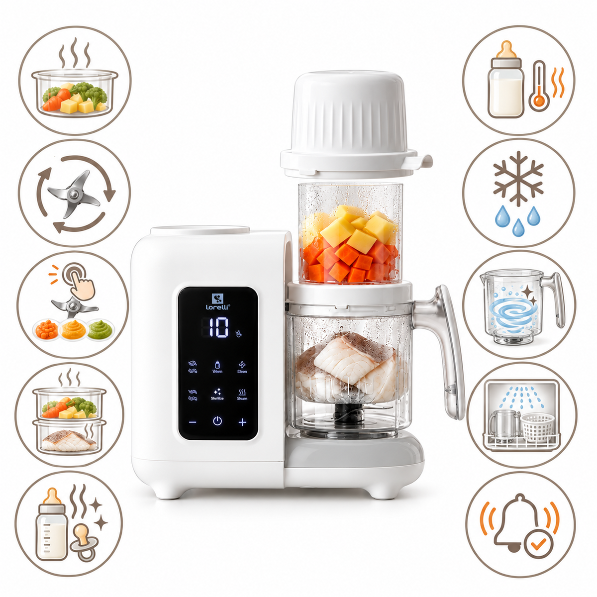 Lorelli Baby Chef - robot kuchenny 7w1