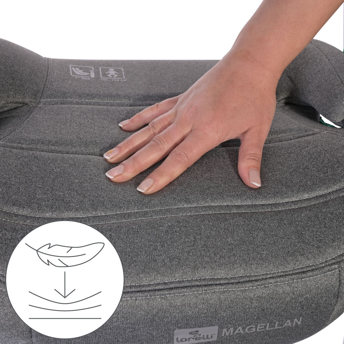 Lorelli Magellan - podstawka samochodowa 125-150cm | Black Green Pine.