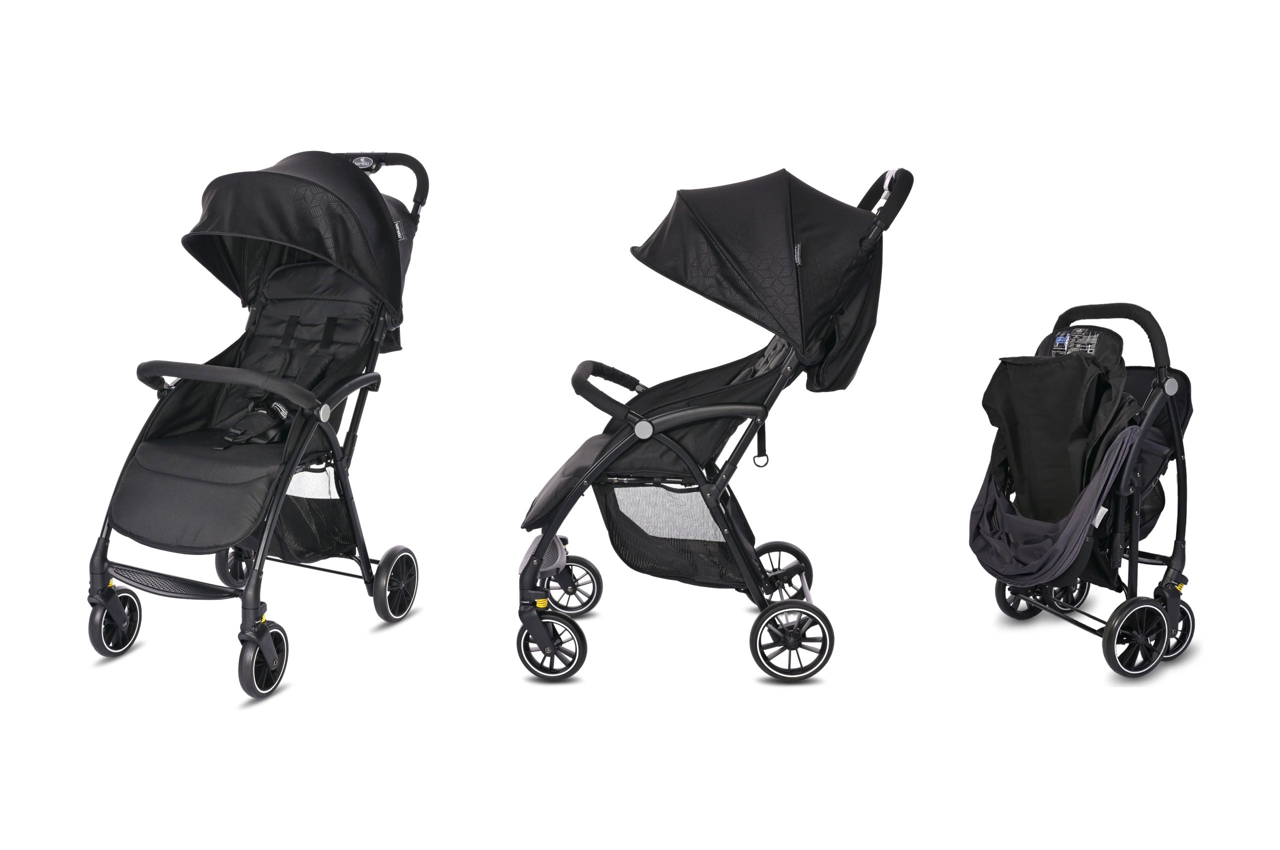 Lorelli Fresh - wózek spacerowy do 22kg | Black Jasper