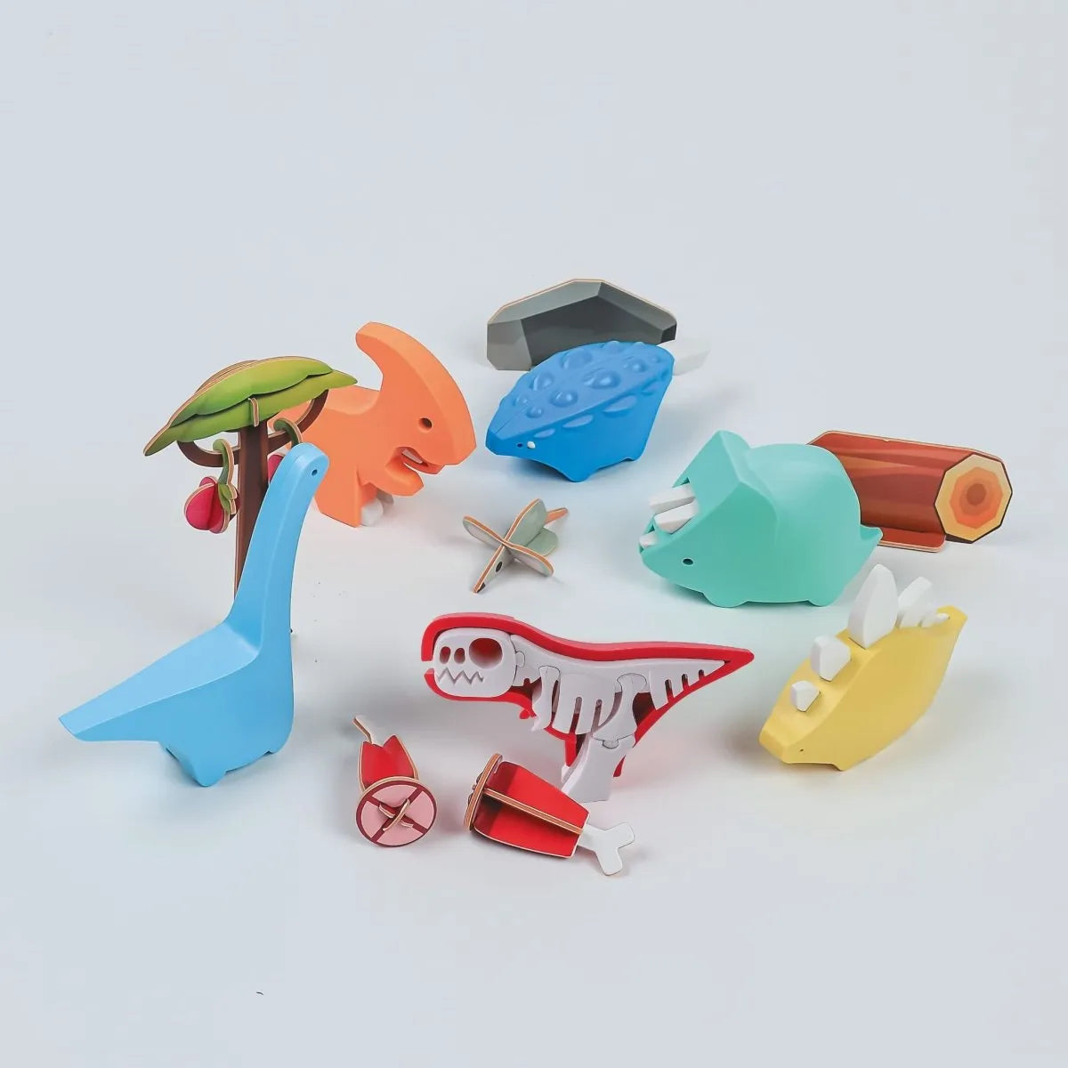 Halftoys - magnetyczne składane dinozaury - JasieBasie.pl