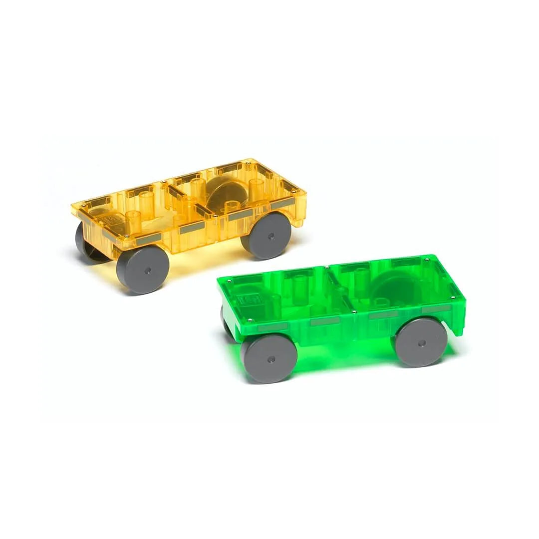 Magna Tiles - klocki magnetyczne Auta (2 el.) - JasieBasie.pl
