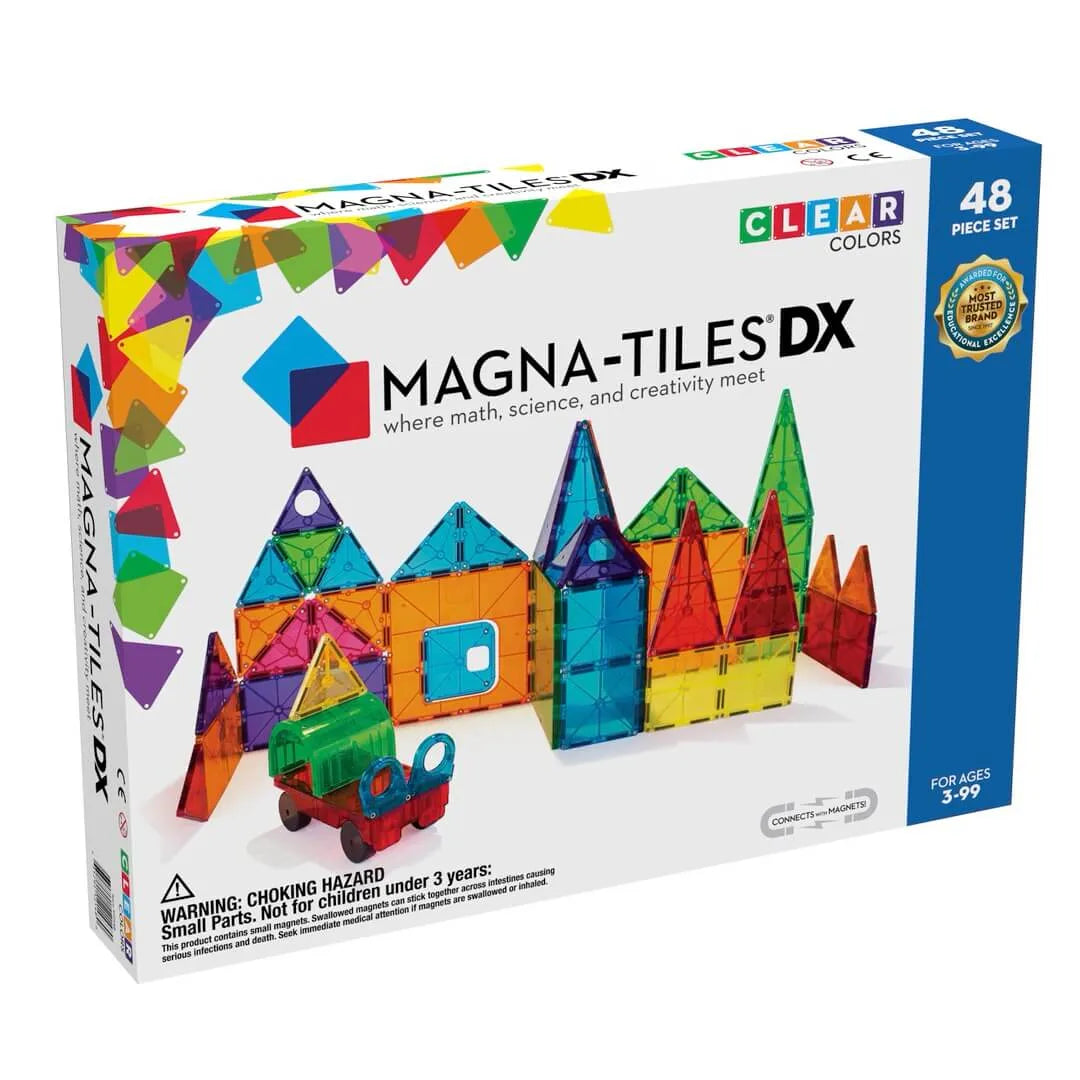 Magna Tiles - klocki magnetyczne Deluxe (48 el.) - JasieBasie.pl