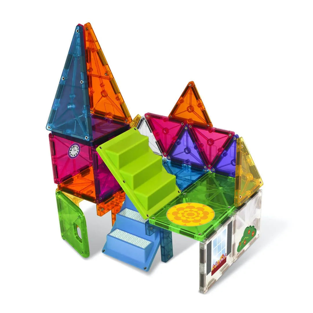 Magna Tiles - klocki magnetyczne House (28 el.) - JasieBasie.pl