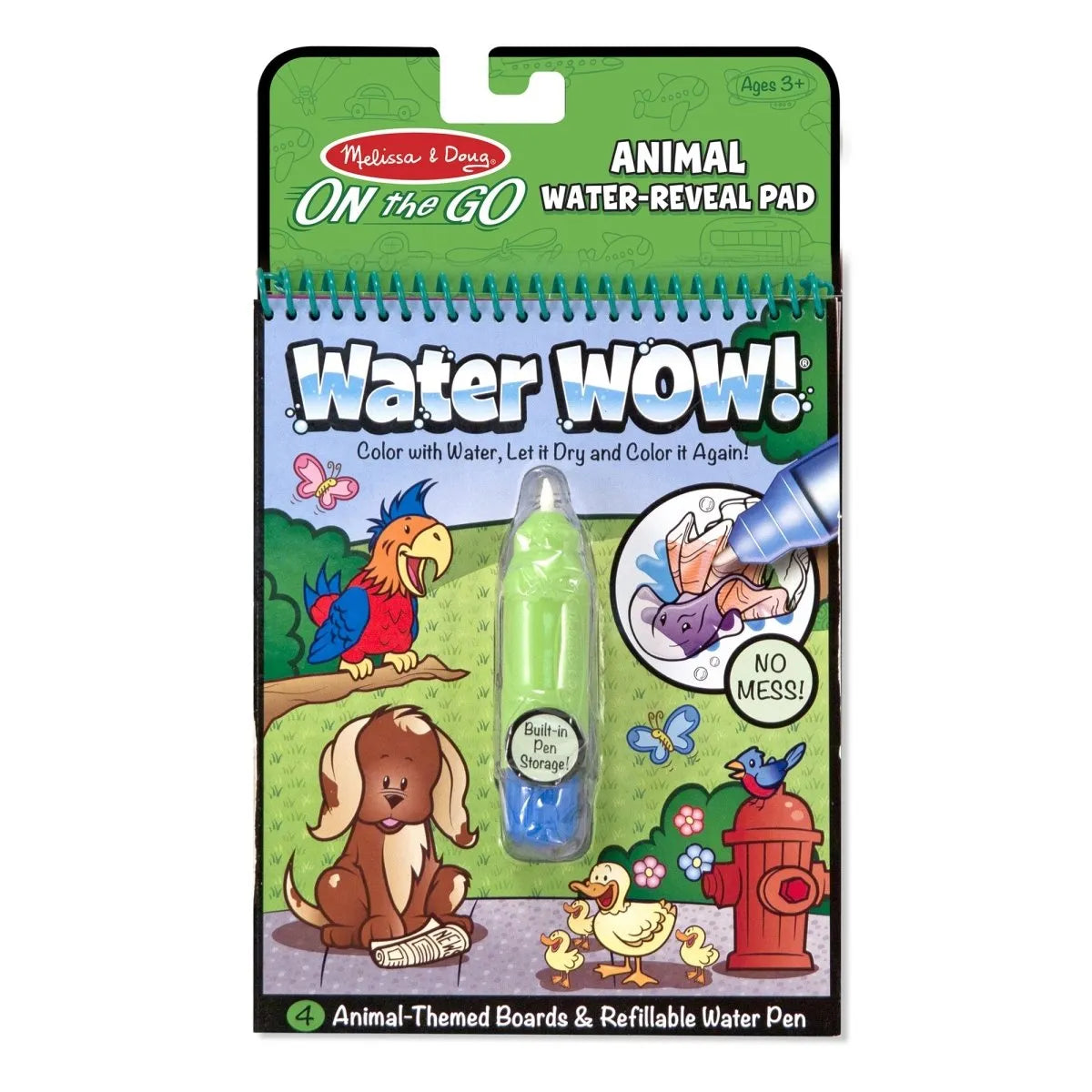 Melissa & Doug - kolorowanka wodna Water Wow - JasieBasie.pl