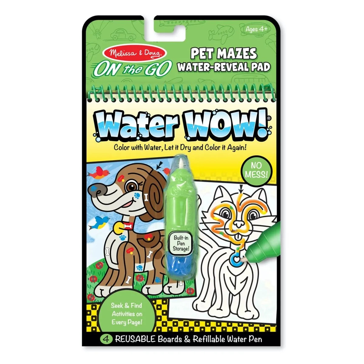 Melissa & Doug - kolorowanka wodna Water Wow - JasieBasie.pl