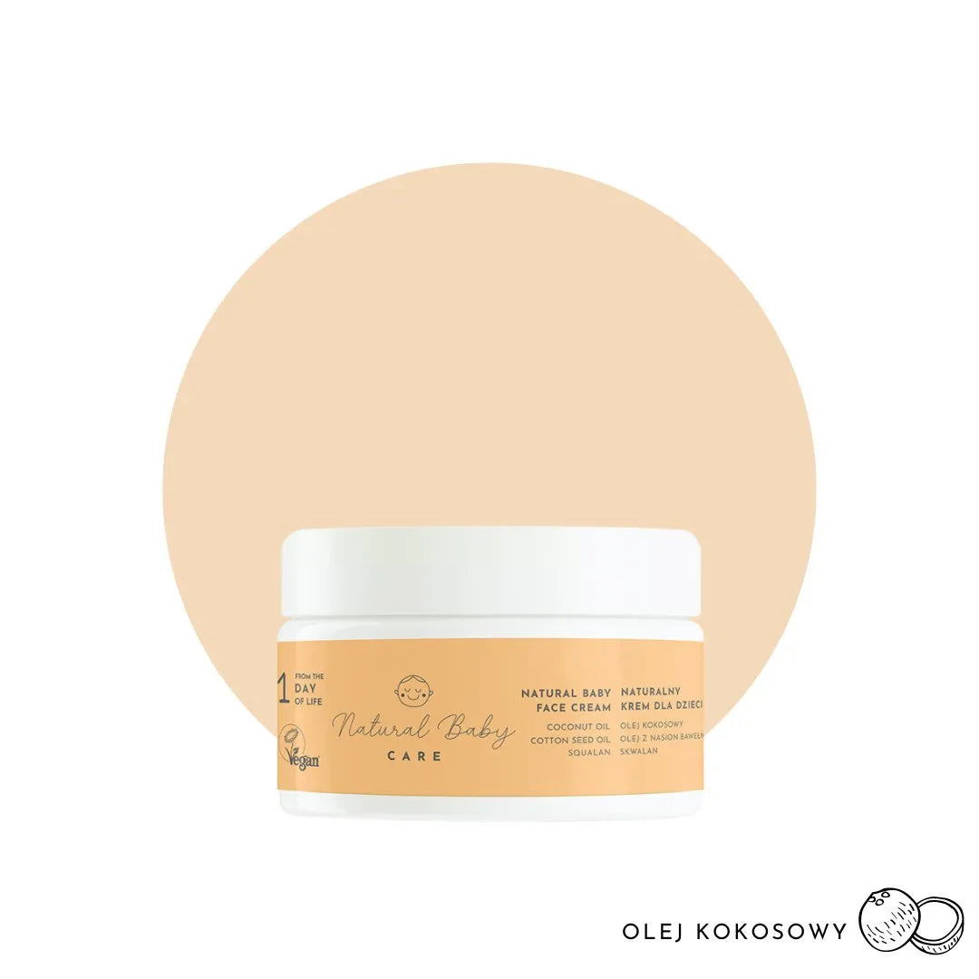 Naturalny krem do twarzy dla dzieci NATURAL BABY CARE - JasieBasie.pl