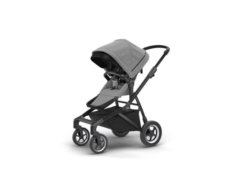 Thule Sleek Wózek spacerowy 3w1 zestaw z gondolą Grey Melange on Black