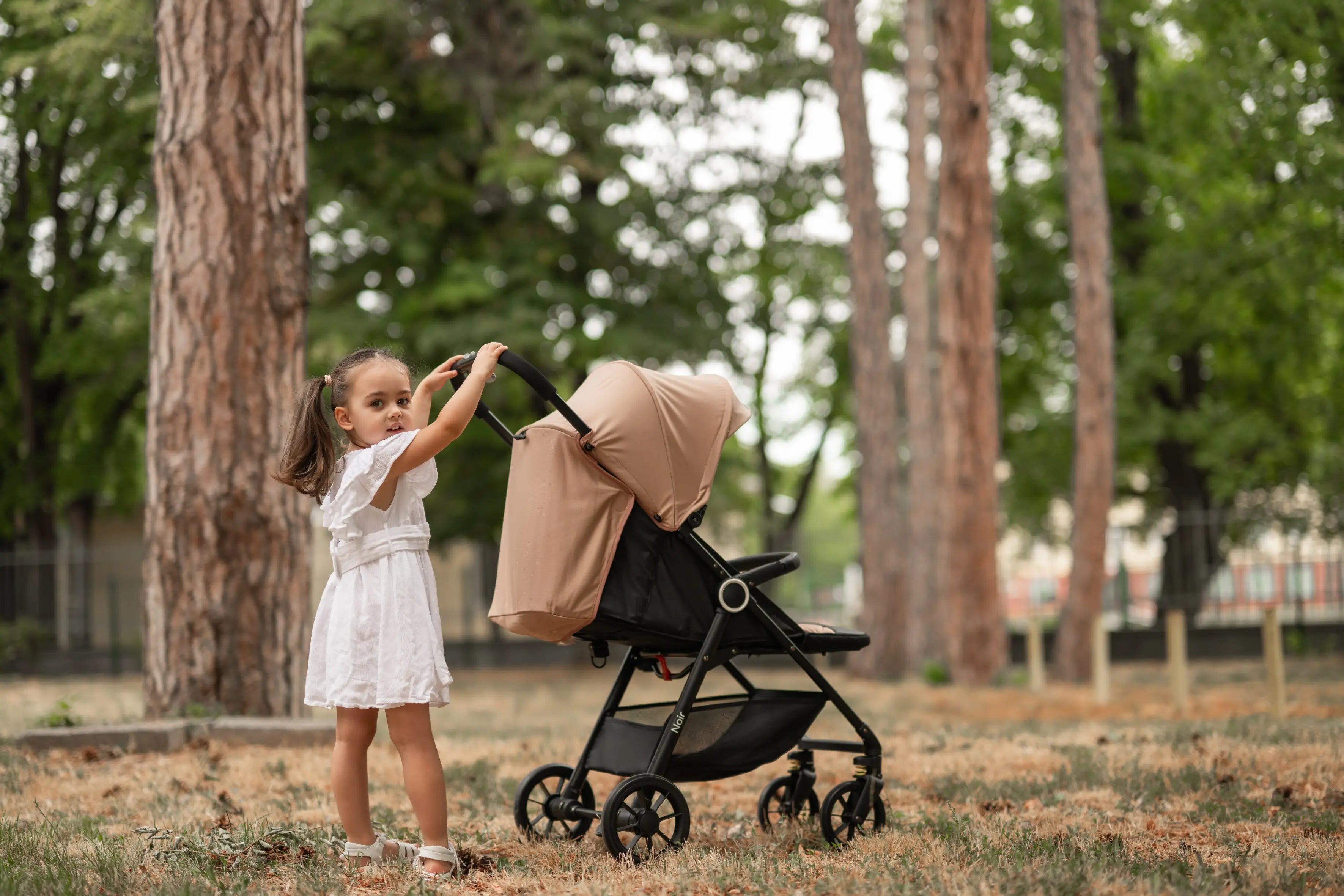 Lorelli Noir - wózek spacerowy do 22kg | Beige