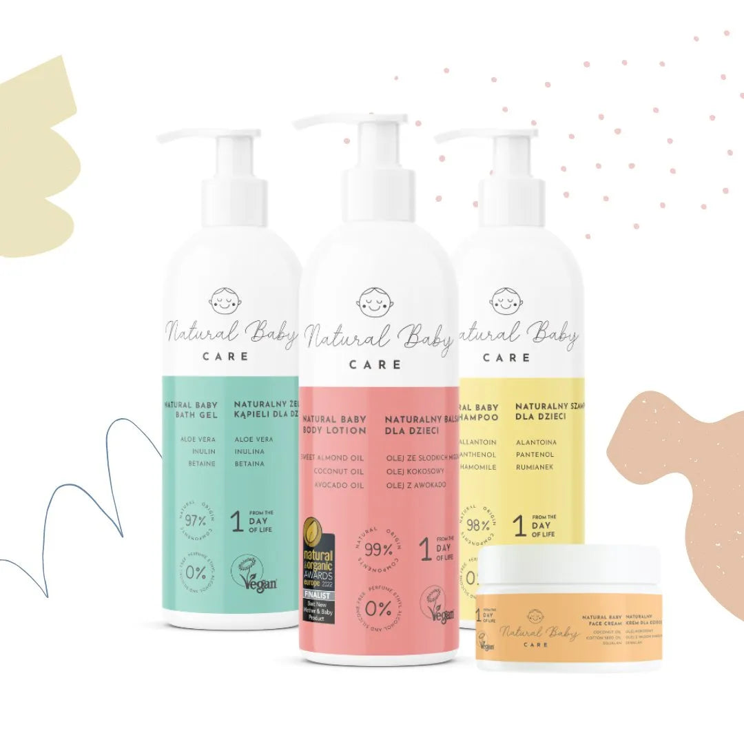 Zestaw kosmetyków w prezentowym opakowaniu NATURAL BABY CARE - JasieBasie.pl