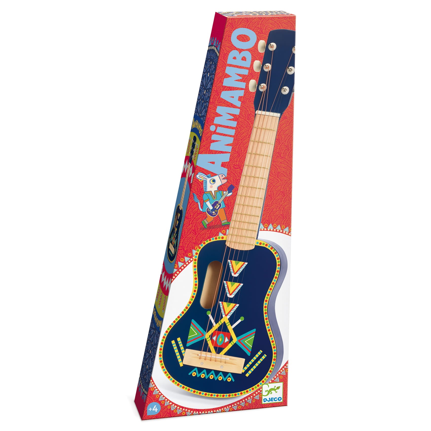 drewniana gitara dla dzieci Animambo