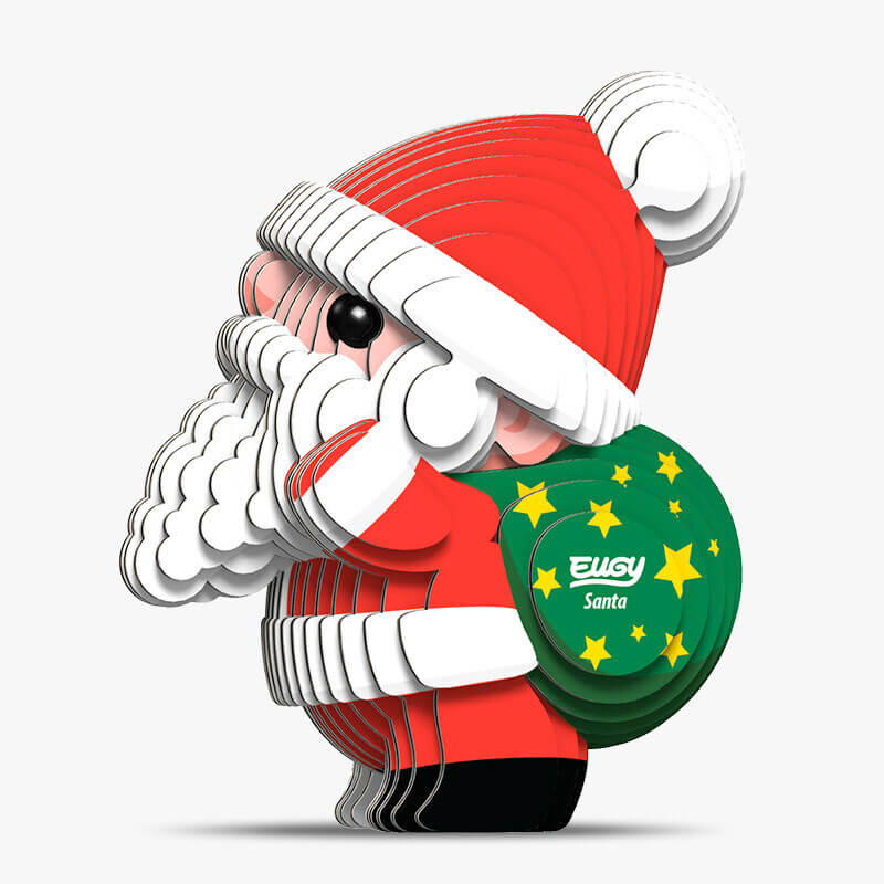 Eugy Eko - świąteczna układanka 3D - Święty Mikołaj #wariant_święty mikołaj