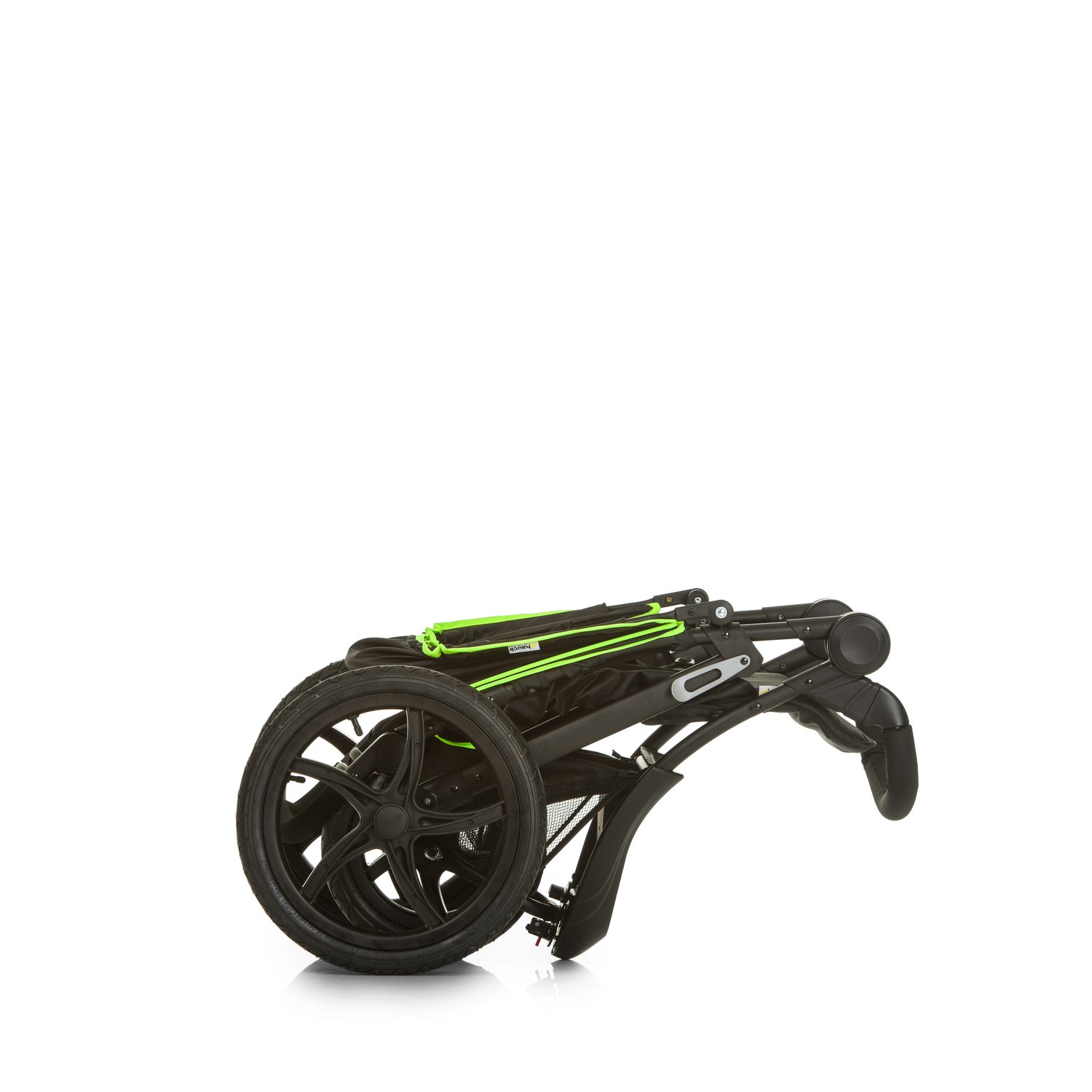 Hauck Runner - wózek terenowy trójkołowy | Black/Neon yellow