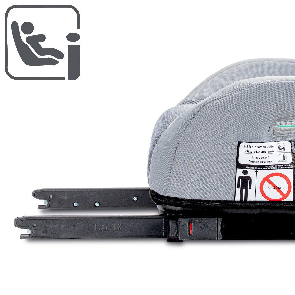 Lorelli Zen - podkładka, podwyższenie ISOFIX 125-150cm | Grey