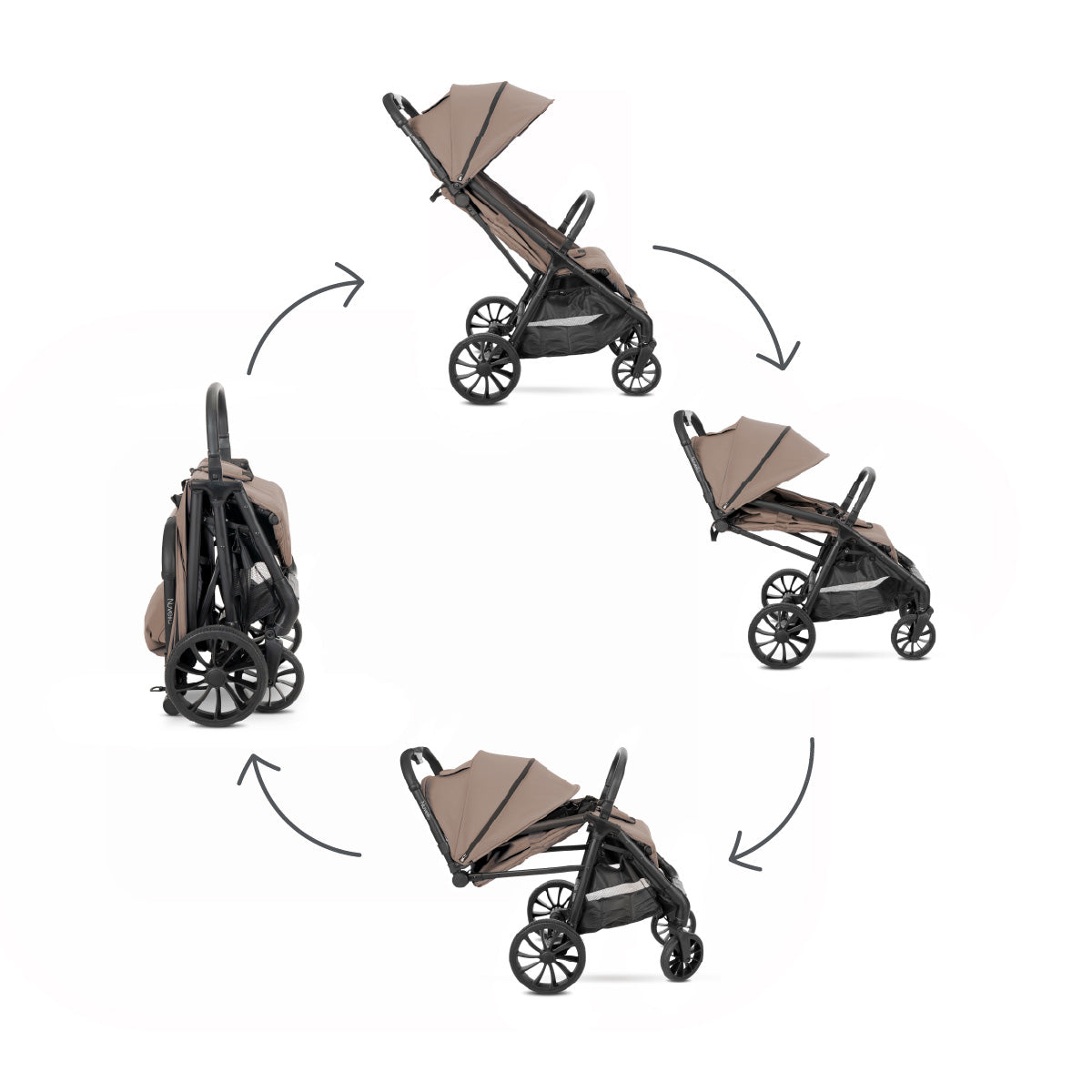 Lorelli Nuvella - wózek spacerowy do 22kg | Beige
