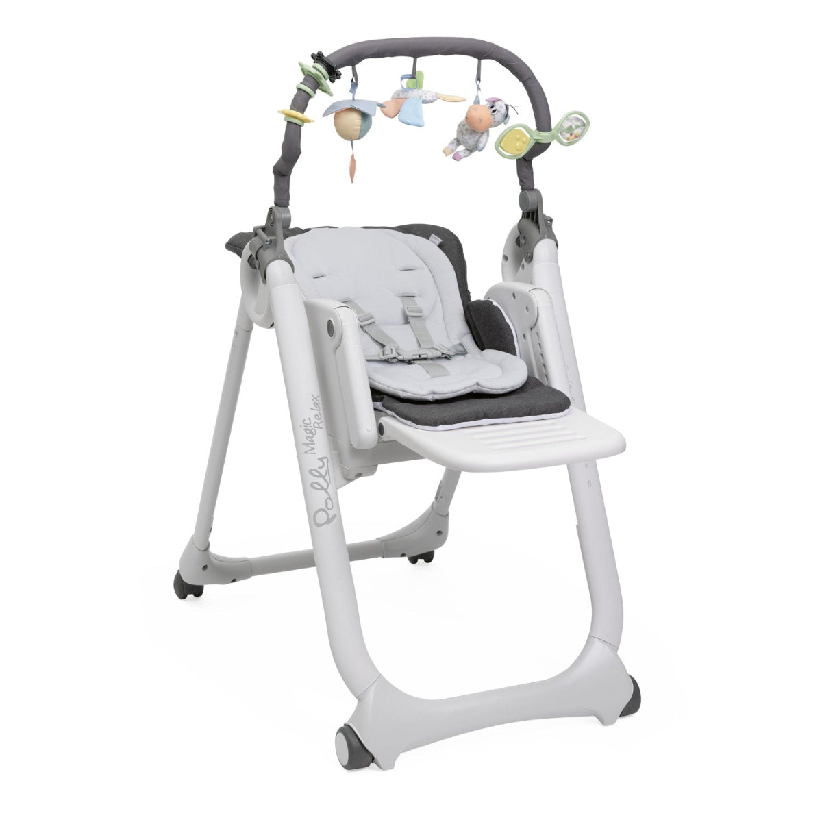 Chicco Krzesełko do karmienia POLLY MAGIC RELAX GREY MELANGE