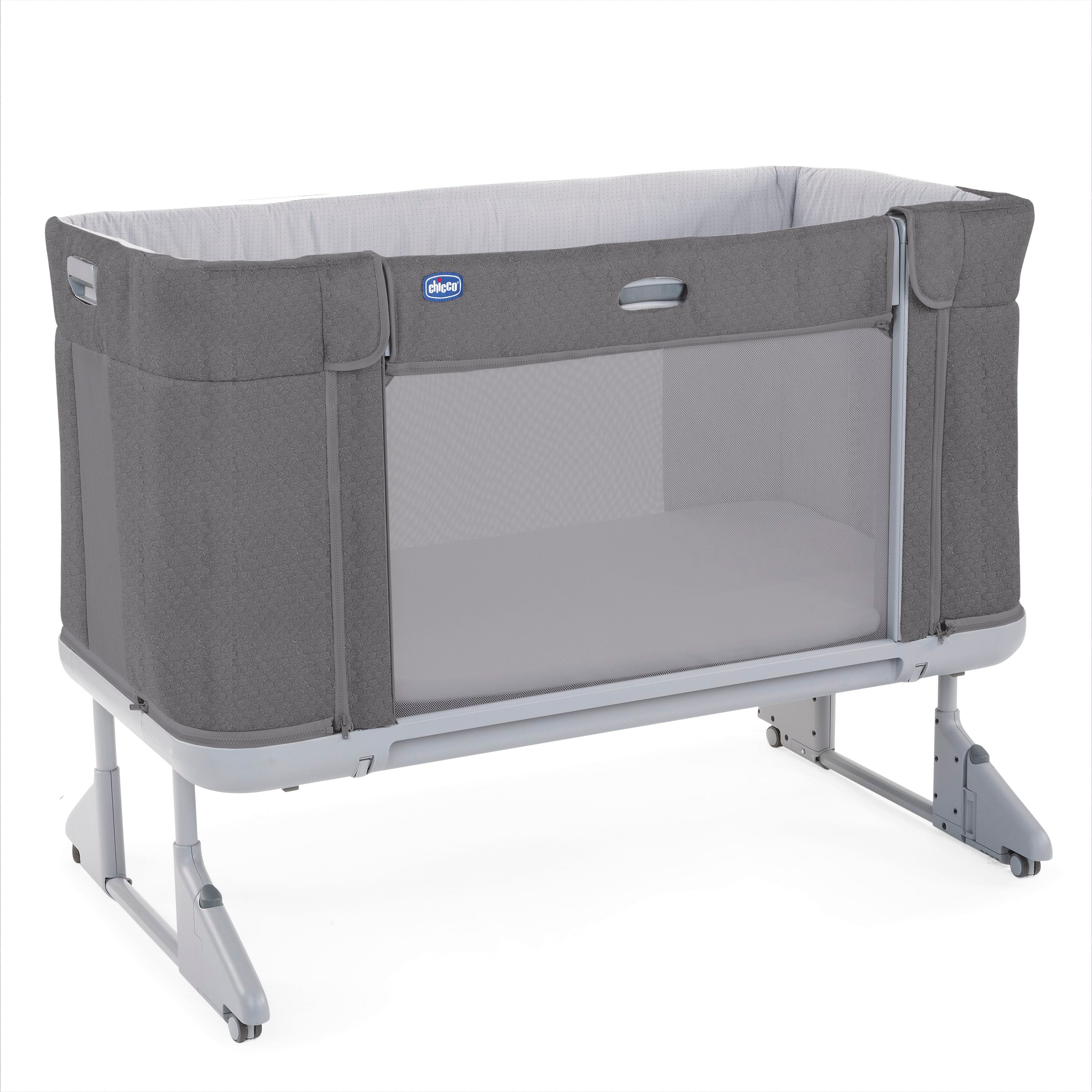 Chicco Łóżeczko dostawne 3w1 NEXT2ME FOREVER MOON GREY