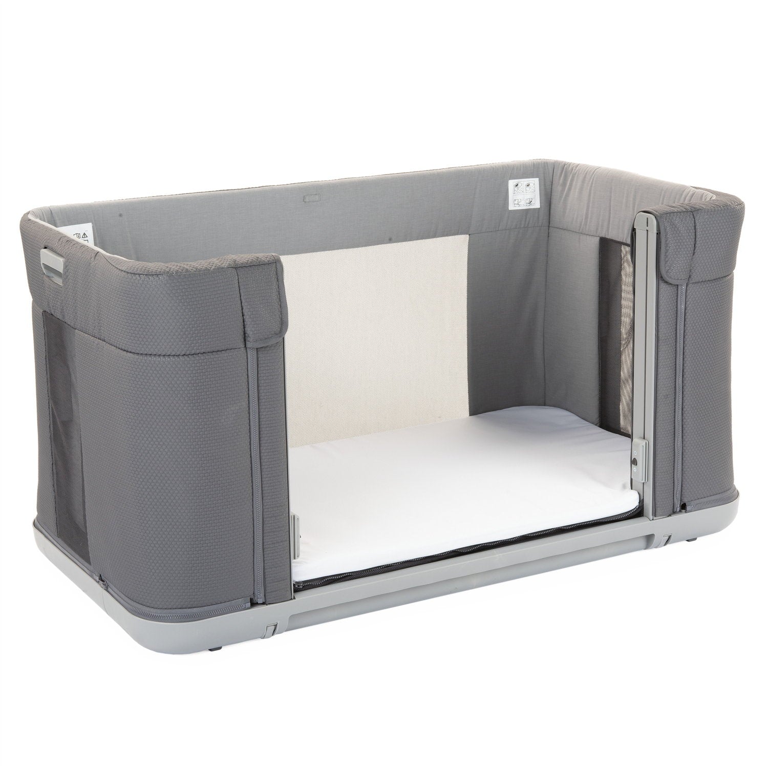 Chicco Łóżeczko dostawne 3w1 NEXT2ME FOREVER MOON GREY