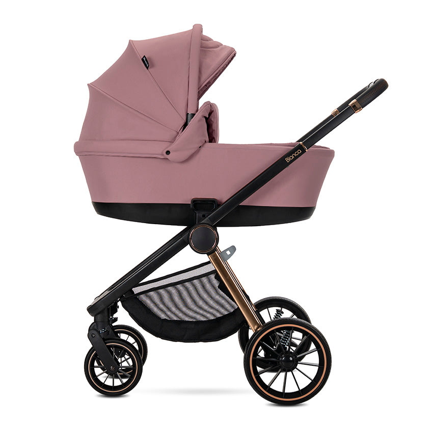 Lorelli Bianca - wózek wielofukcyjny 3w1 do 22kg | Pink