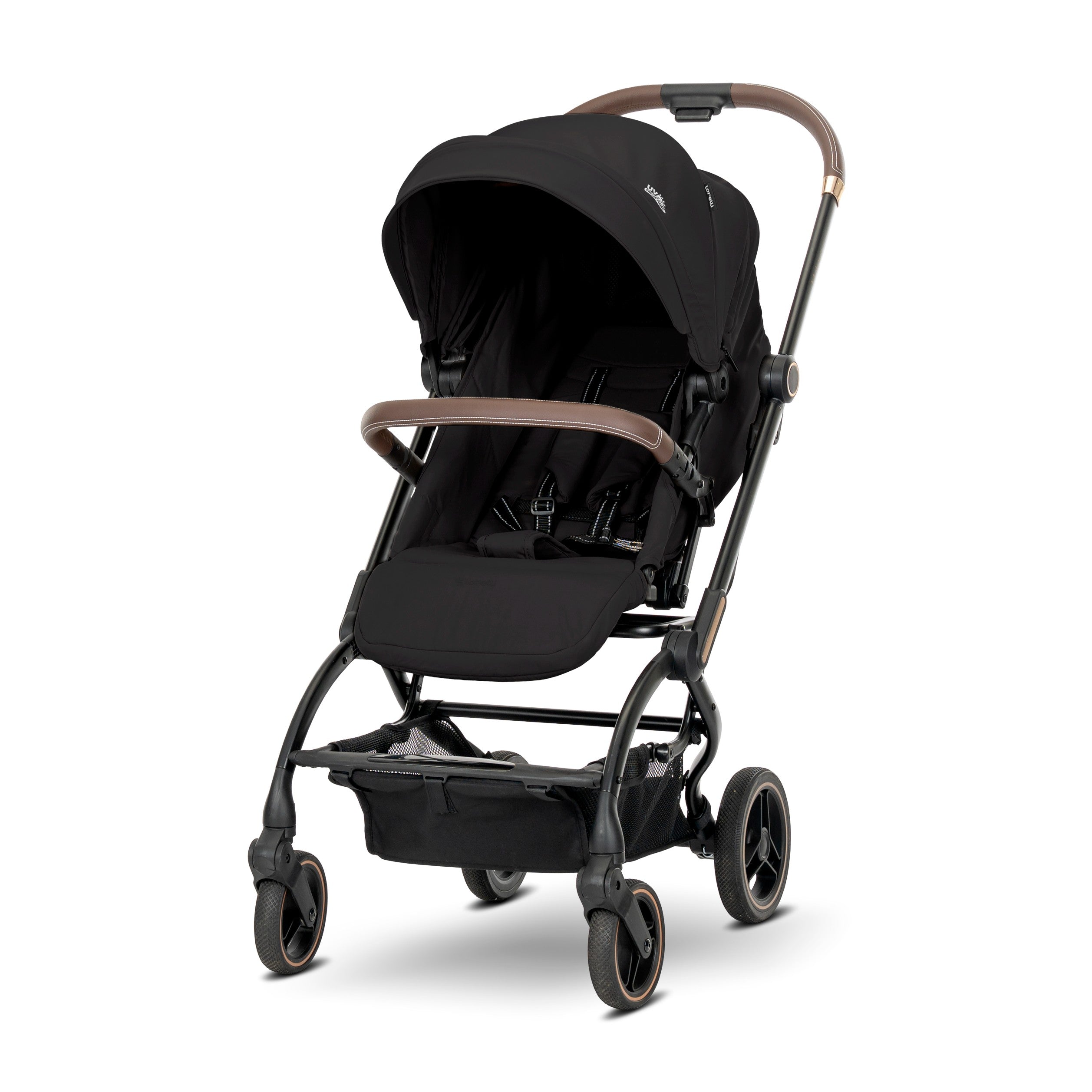 Lorelli Makaya - wózek spacerowy do 22kg obrotowy 360 | Black