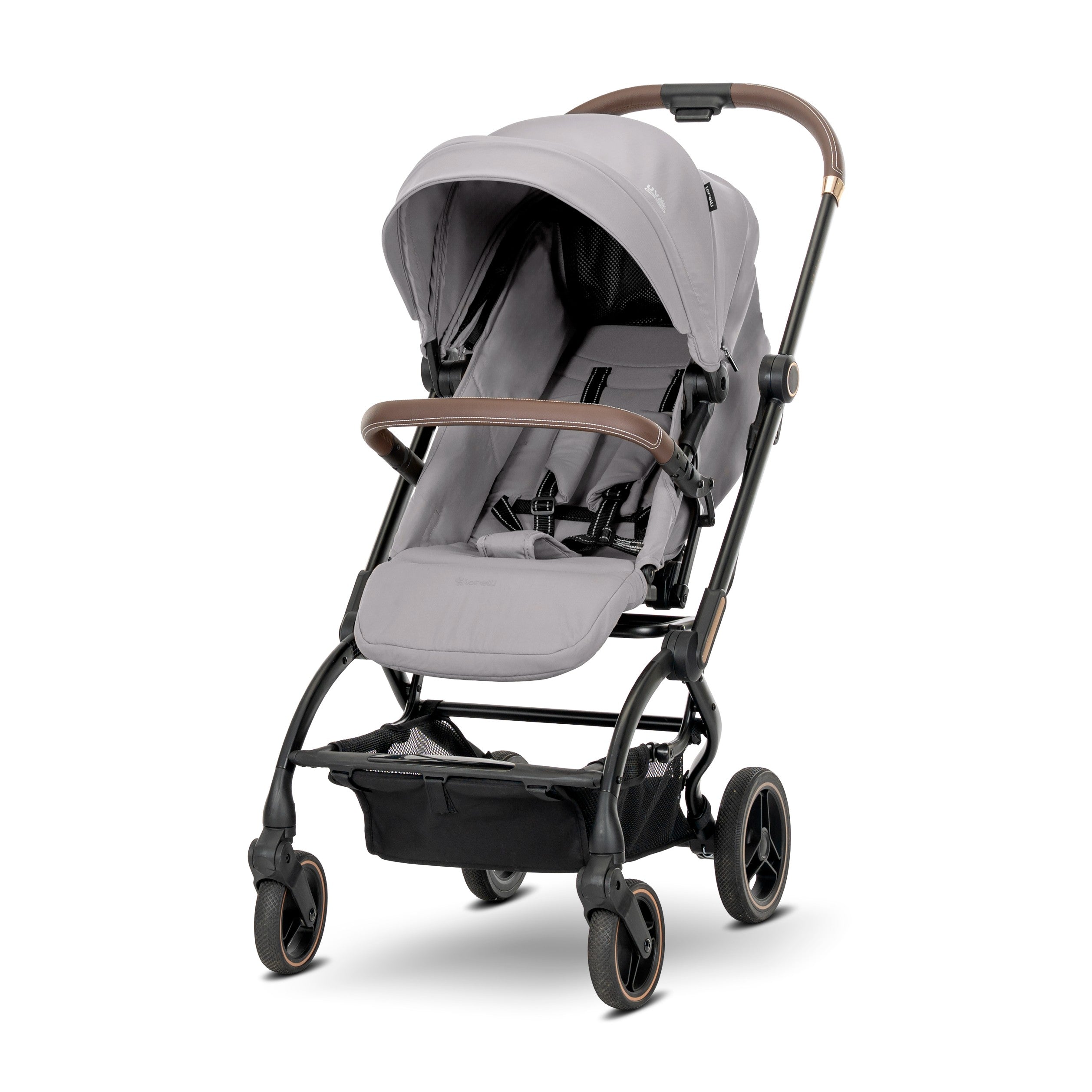 Lorelli Makaya - wózek spacerowy do 22kg obrotowy 360 | Grey
