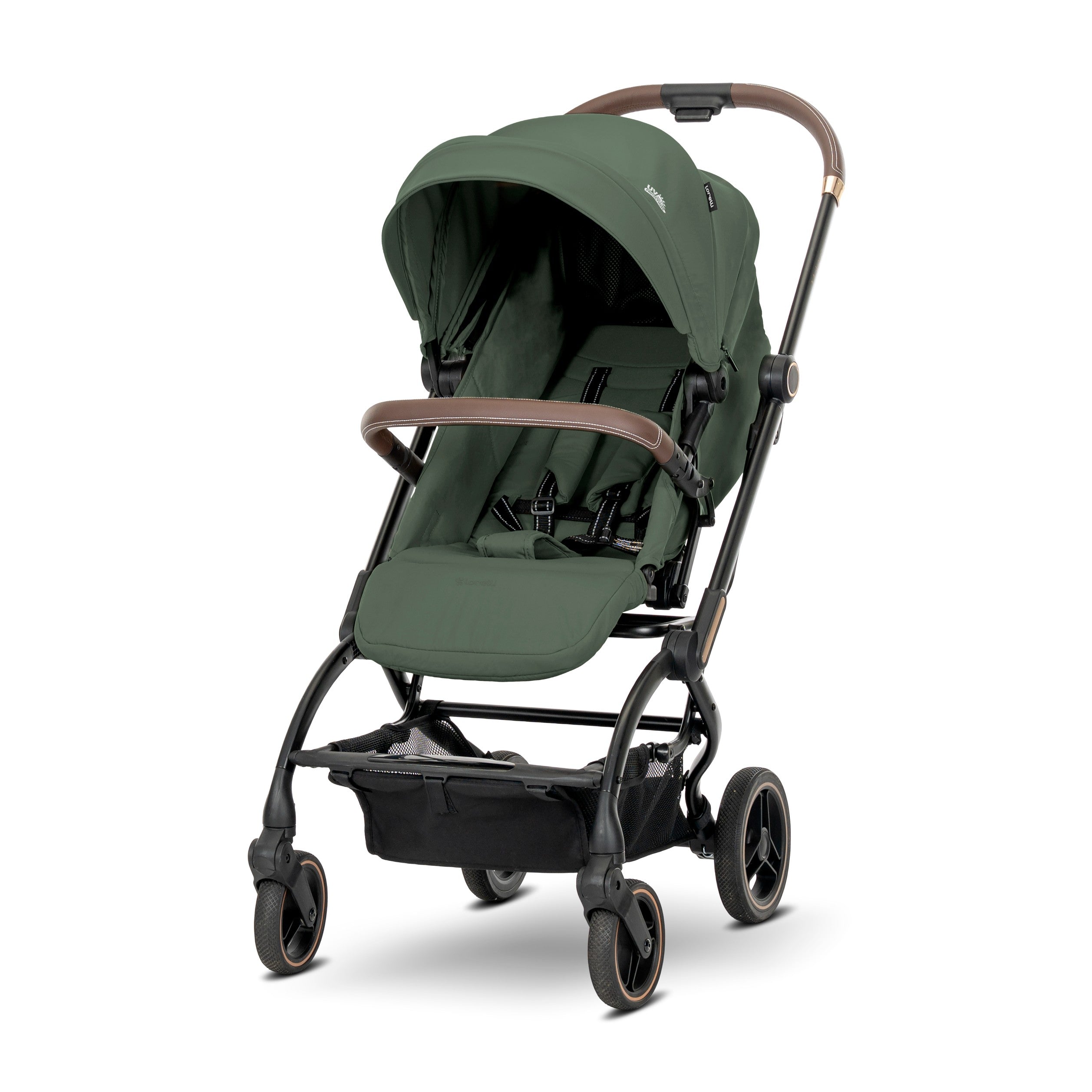 Lorelli Makaya - wózek spacerowy do 22kg obrotowy 360 | Green