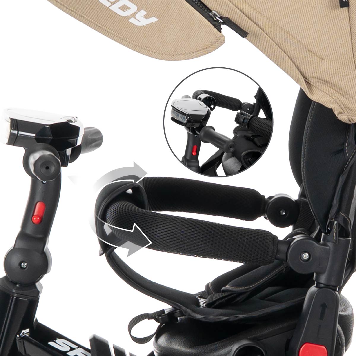 Lorelli Speedy Air - rowerek trójkołowy | Beige