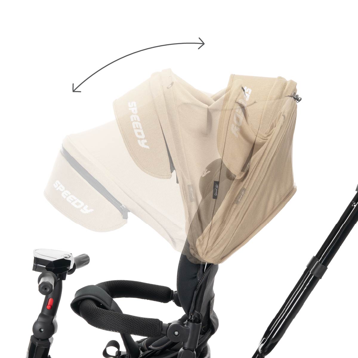Lorelli Speedy Air - rowerek trójkołowy | Beige