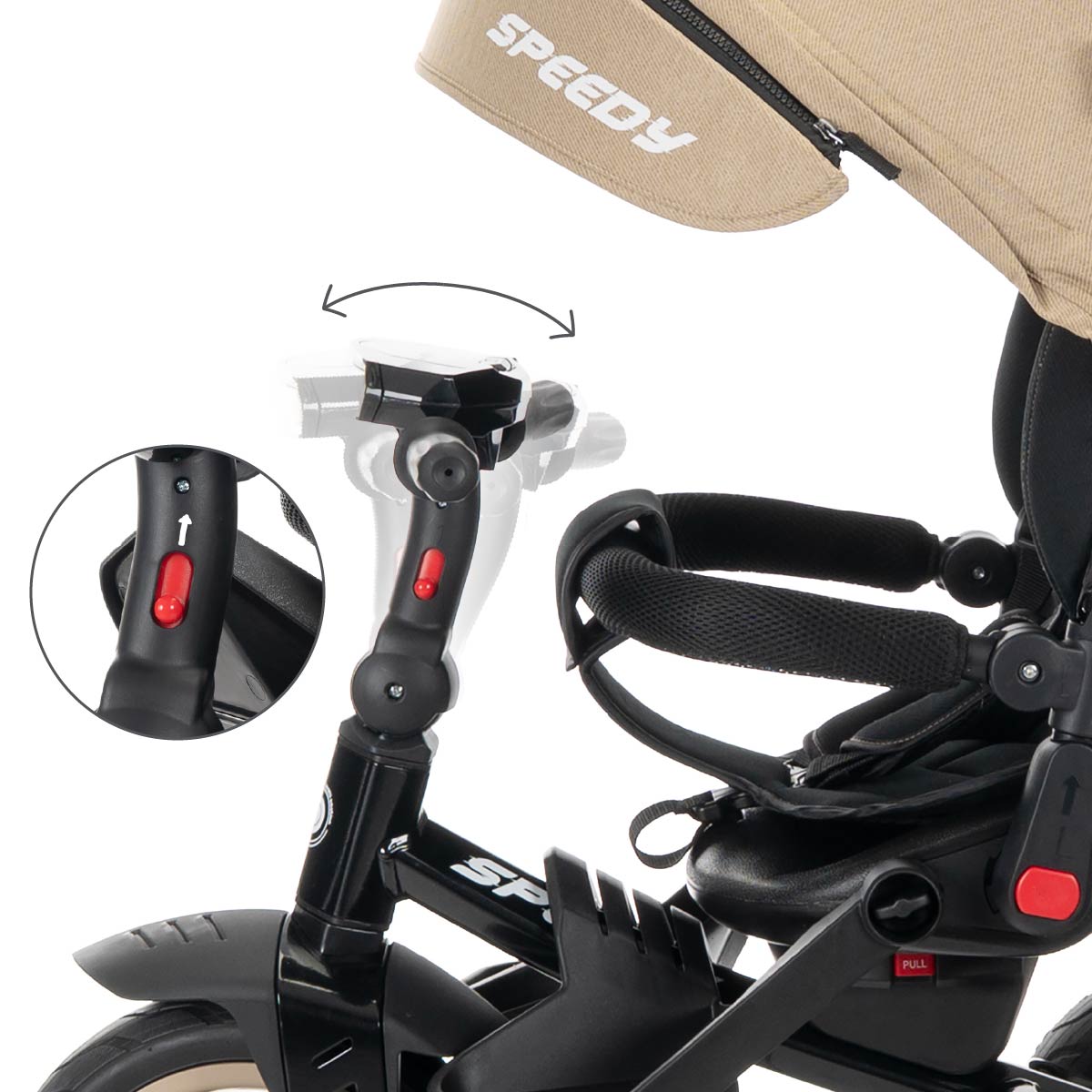 Lorelli Speedy Air - rowerek trójkołowy | Beige