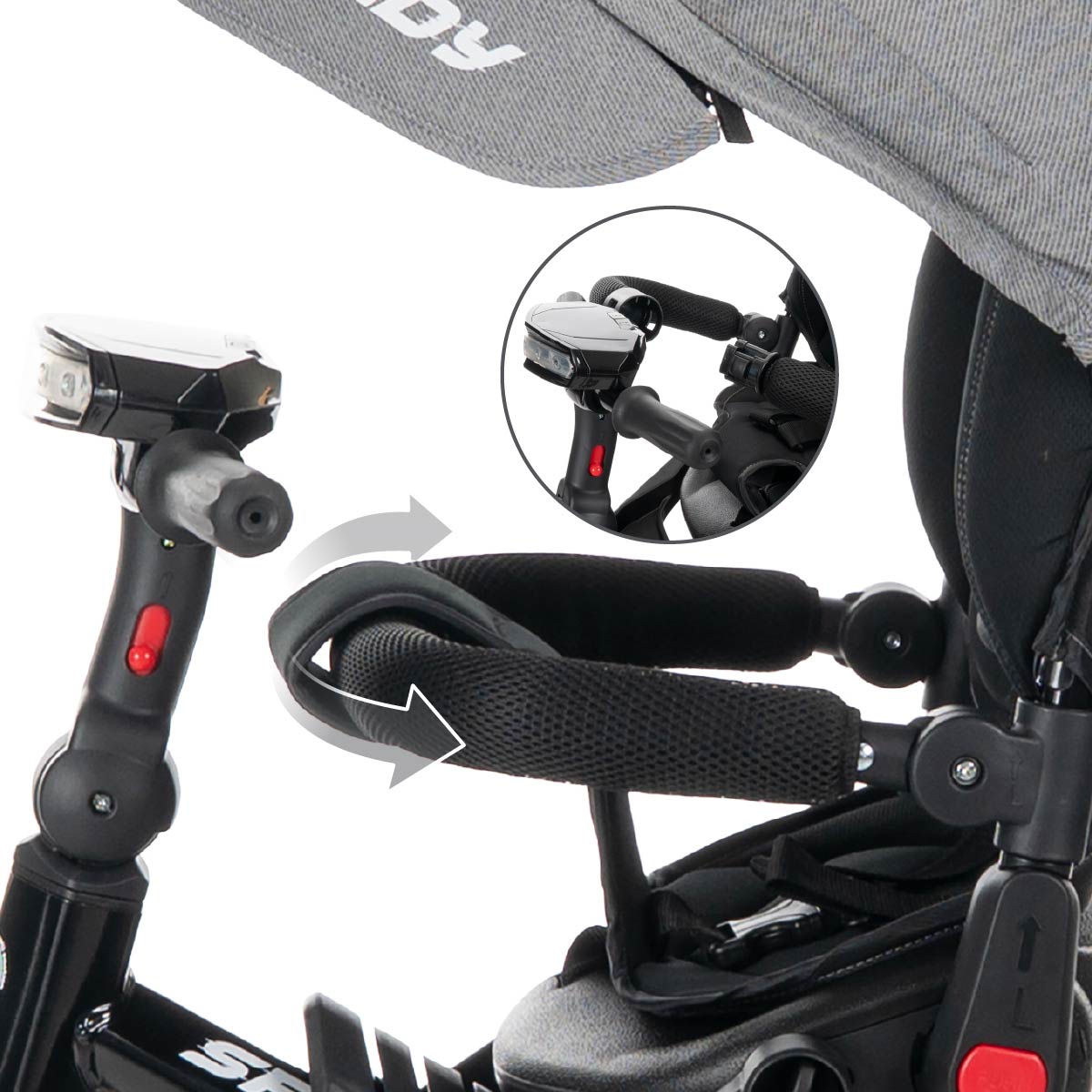 Lorelli Speedy Air - rowerek trójkołowy | Grey