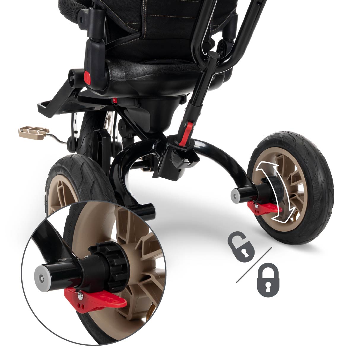 Lorelli Speedy Air - rowerek trójkołowy | Grey