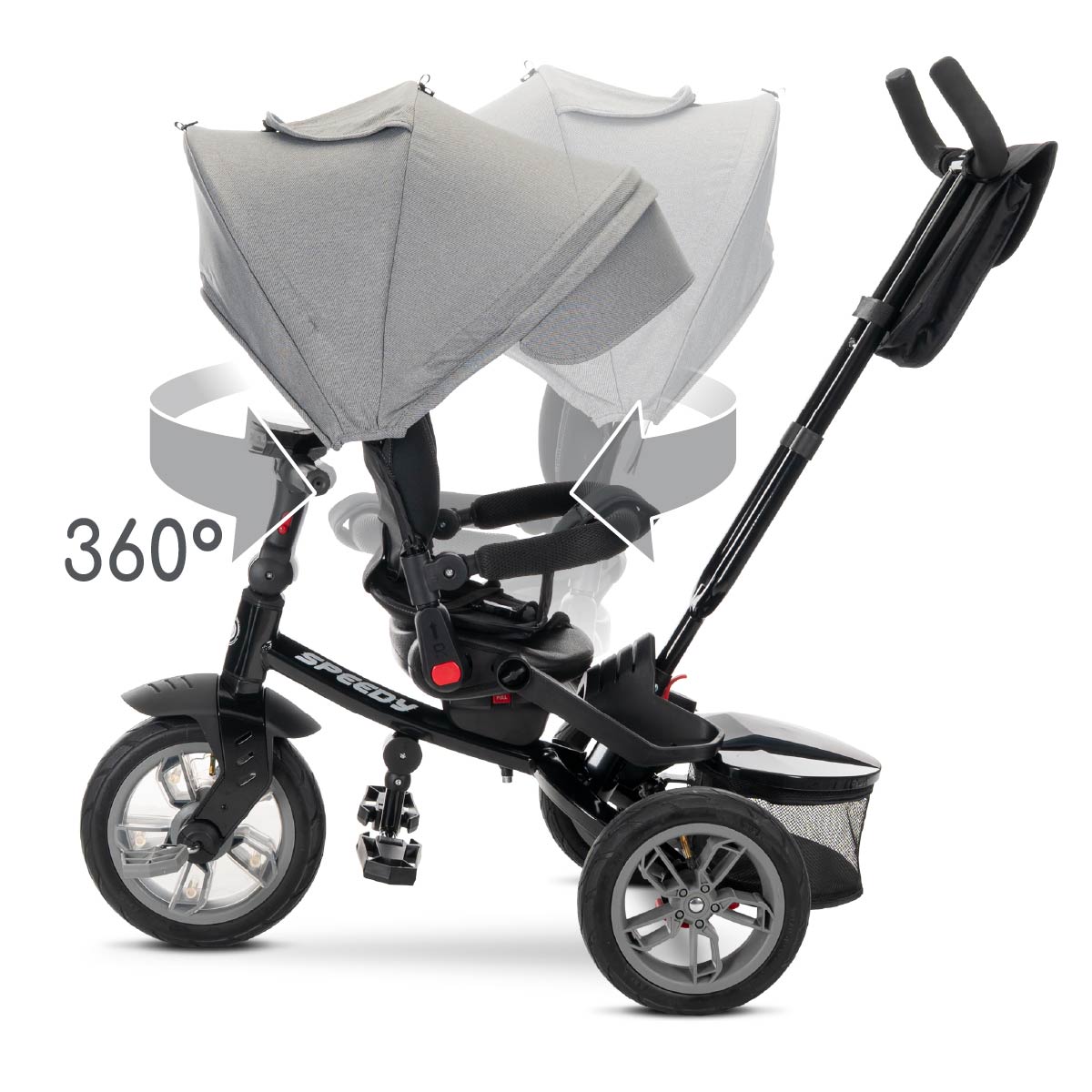 Lorelli Speedy Air - rowerek trójkołowy | Grey